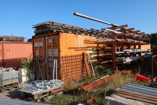 40' container med låger i siden