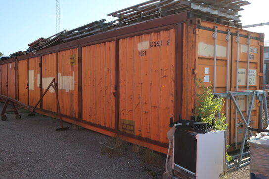 40' container med låger i siden