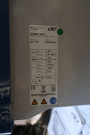 PV-Inverter SCHÜCO Sunny Boy SB 1100