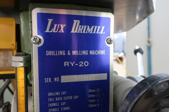 Fræsemaskine LUX DRIMILL RY-20