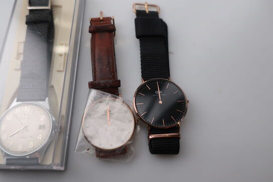 3 stk. ure PRIM, DANIEL WELLINGTON