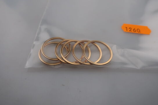 6 stk. ringe BERING