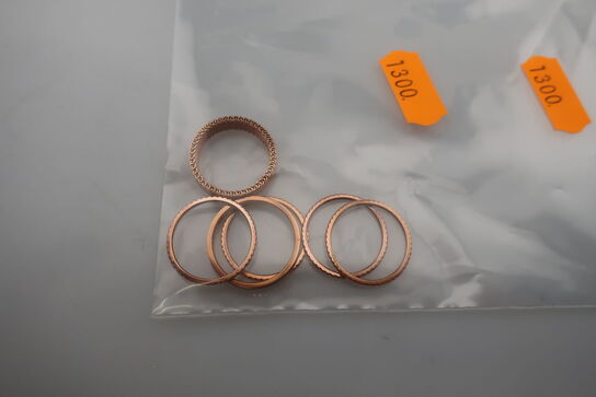 6 stk. ringe BERING