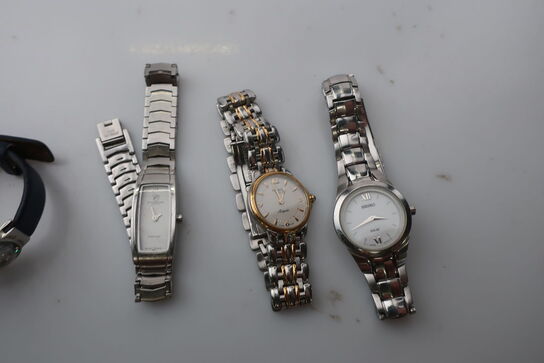 4 stk. ure TISSOT, SEIKO, CHRISTINA WATCHES m.fl.