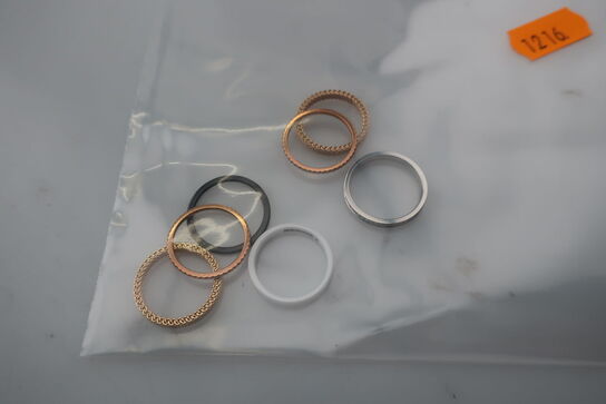 7 stk. ringe BERING