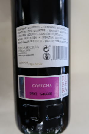 1 fl. Rødvin VEGA SICILIA UNICO 2009