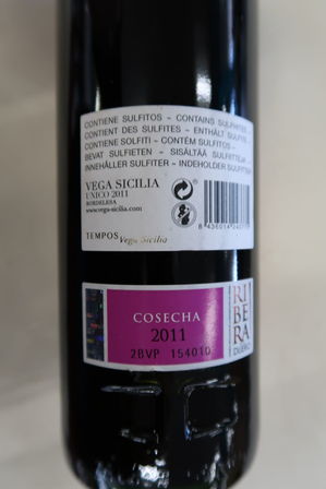 1 fl. Rødvin VEGA SICILIA UNICO 2011