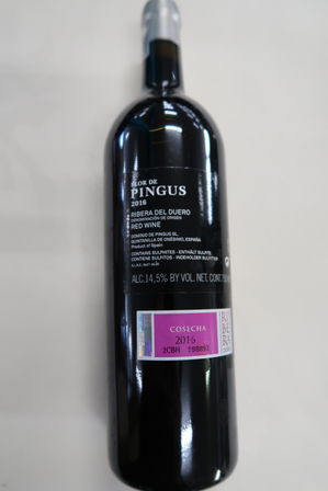 1 fl. rødvin FLOR DE PINGUS 2016