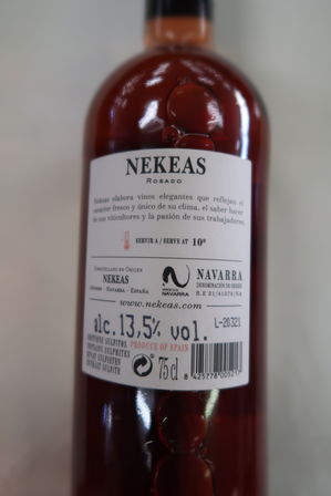 3 fl. Rosévin NEKEAS 2021