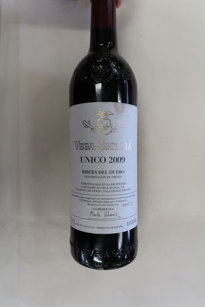 1 fl. Rødvin VEGA SICILIA UNICO 2009