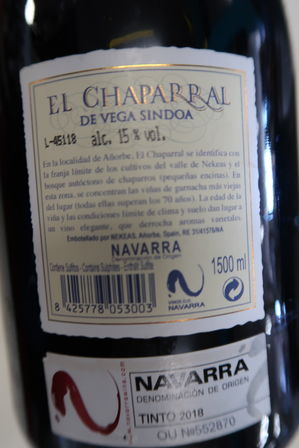 7 fl. Rødvin EL CHAPARRAL 2018 Magnum