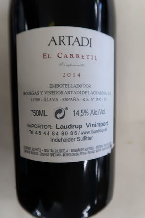 1 fl. Rødvin ARTADI 2014