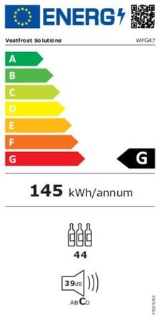 Vinkøleskab, Vestfrost WFG47