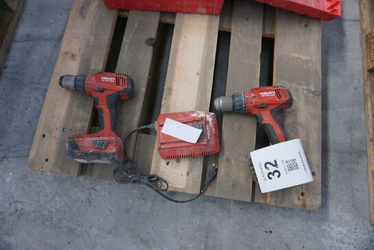 2 stk. boremaskiner, Hilti SF 6H-A22