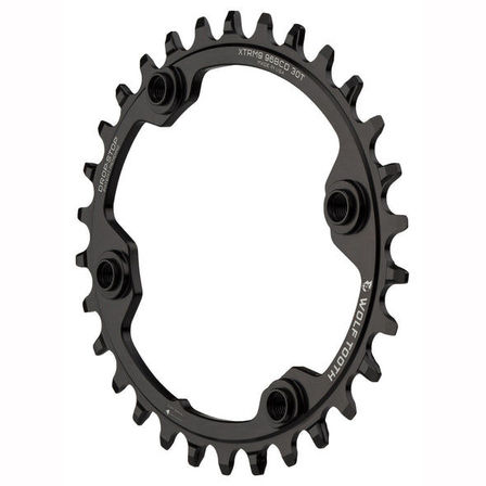 2 stk. WolfTooth Drop-Stop A Chainring 96bcd Shimano XTR M9000 / M9020 Oval 32T