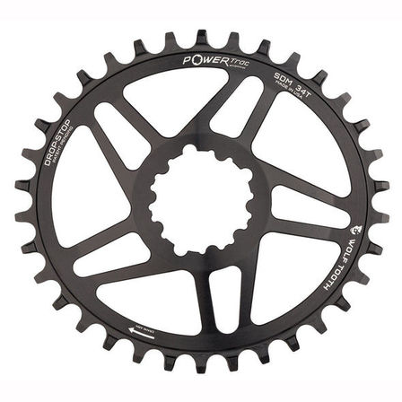 3 stk. WolfTooth Drop-Stop A Chainring Sram (49mm Chainline/6mm Offset) Oval 34T