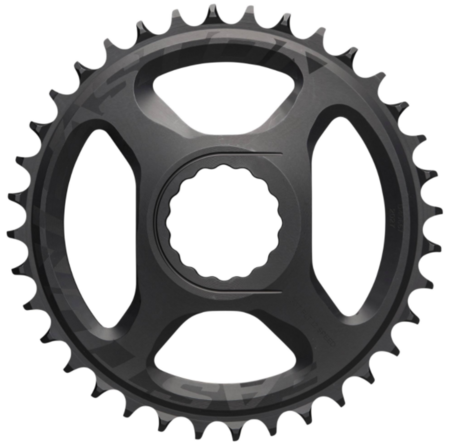 2 stk. Easton Narrow Wide Chainring Cinch DM Flattop 12sp 38T Black