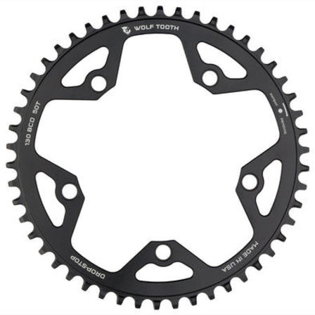 1 stk. WolfTooth Drop-Stop B Chainring 130bcd 5Bolt 52T