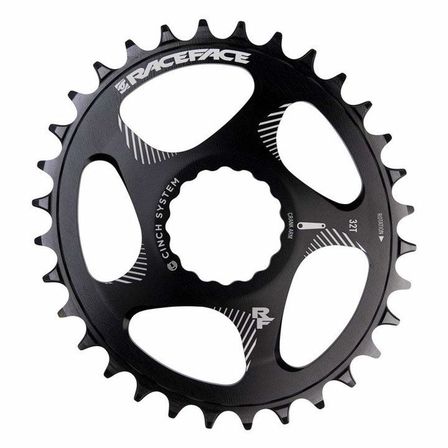 1 stk. Race Face Narrow Wide Chainring Cinch DM Oval 28T Black