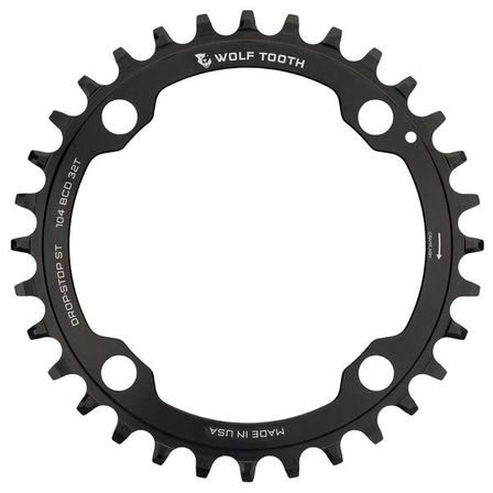 5 stk. WolfTooth Drop-Stop A Chainring 104bcd 32T Black