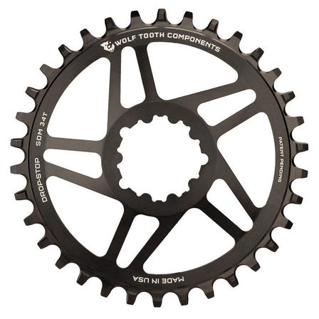 4 stk. WolfTooth Drop-Stop A Chainring Sram BB30 (49mm Chainline/0mm Offset) 26T