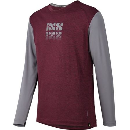 2 stk. iXS Trigger X long sleeve jersey raisin-graphite XXL