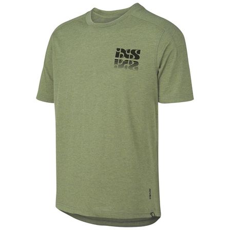 2 stk. iXS Flow Tech tee Mirror olive XXL