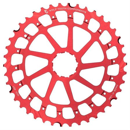 2 stk. WolfTooth Cassette CG Cog 42T Sram 11sp XX1/X01 Red