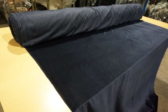 1 Stofrulle ca. 40 meter Bombay  TH-011  Color: Navy velour