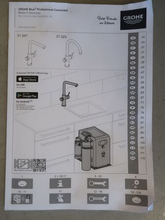 Køkkenarmatur GROHE BLUE 31 347