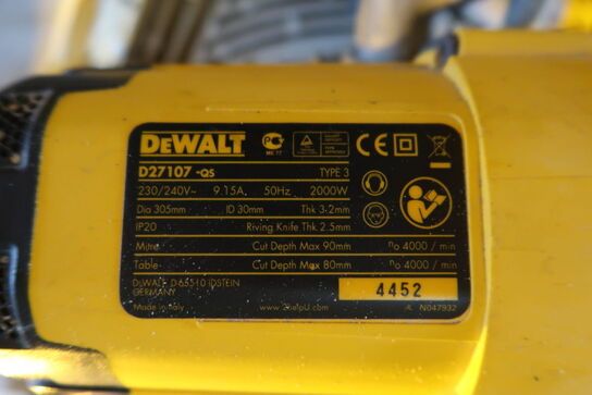 Byggesav, DeWalt D27107-QS MOMSFRI