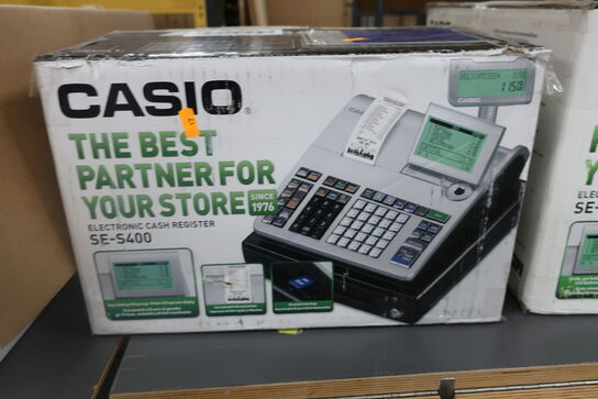 Kasseapparat CASIO SE-S400 (Lille skuffe)