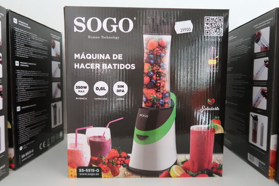 2 stk. SOGO BAT-SS-5515-G | Smoothie Maker 350W