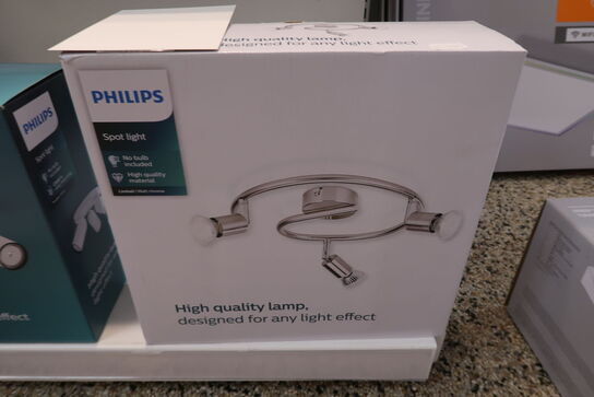 Philips spotlampe rondel Limbali mat krom 3xGU10