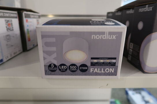 3 stk. Nordlux påbygningsspot Fallon LED hvid Ø10 cm