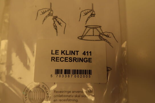 3 pk. Le Klint Recesringe 