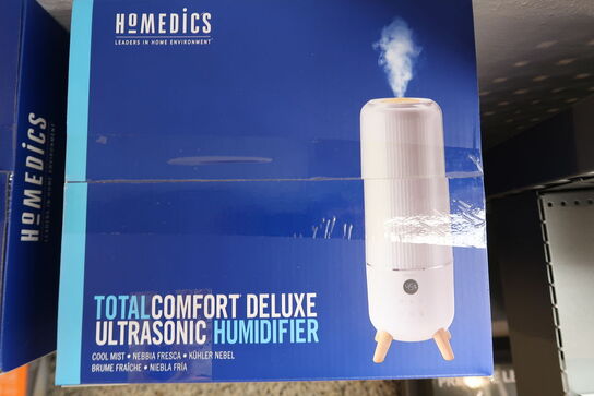 Homedics luftbefugter & diffuser ultrasoft hvid