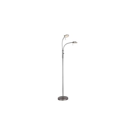 Vegas 2 Gulvlampe Brushed Steel - Halo Design