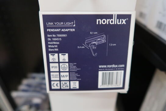 5 stk. Nordlux pendeladaptor Link hvid