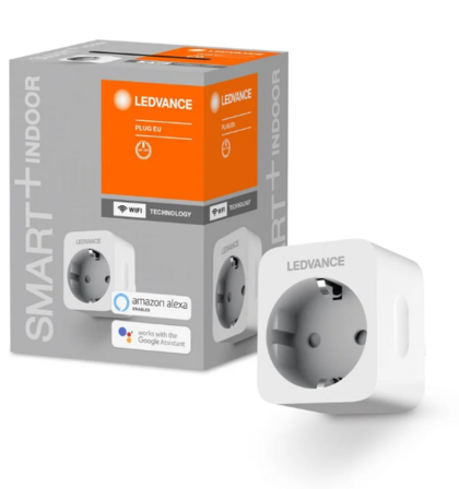 3 stk. LEDVANCE SMART+ Plug RC 10A med energimåler WiFi