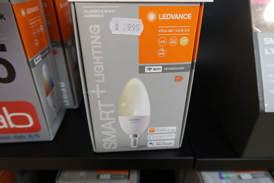 3 stk. LEDVANCE SMART+ kerte 40W/827 mat E14 WiFi