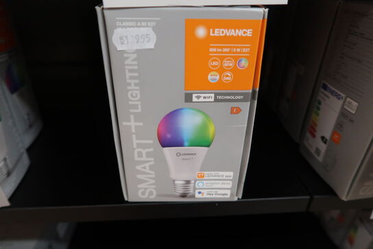 3 stk. Ledvance SMART+ WiFi Classic 60 Multicolour 9W E27