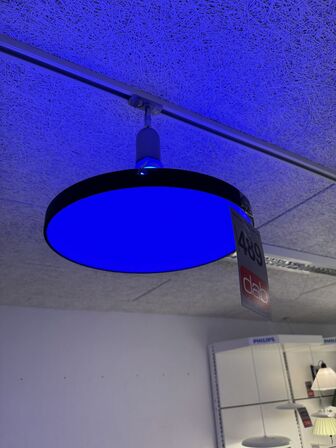 Lofts lampe med LED pære