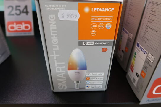 3 stk. LEDVANCE SMART+ kerte 40W/2700-6500 mat E14 WiFi