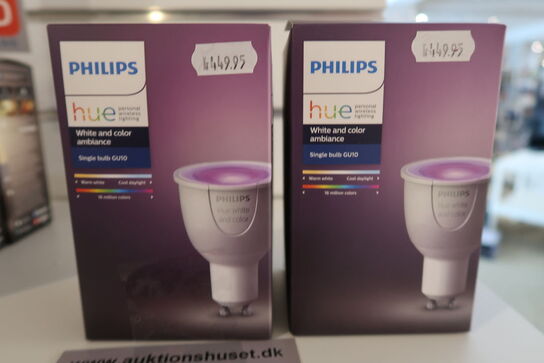 Philips Hue White and Color Ambiance GU10 pære