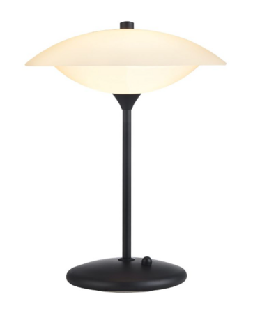 Baroni Bordlampe Ø30 Black/Opal - Halo Design