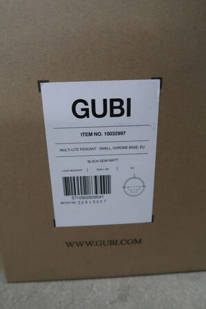 Pendel GUBI Multi-lite small - Black semi matt