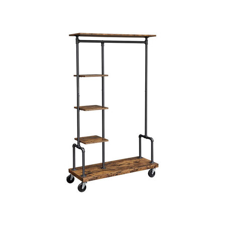 Wardrobe rack on wheels