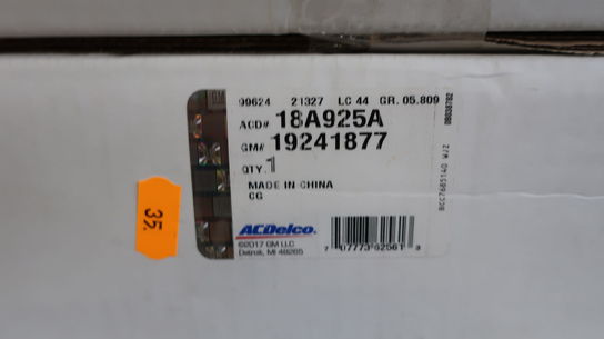 2 stk. bremseskiver ACDELCO 18A925A