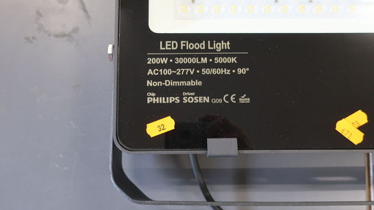 LED byggepladslampe